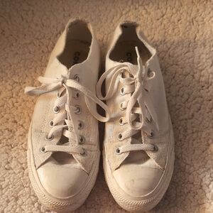 White Canvas Sneakers Converse